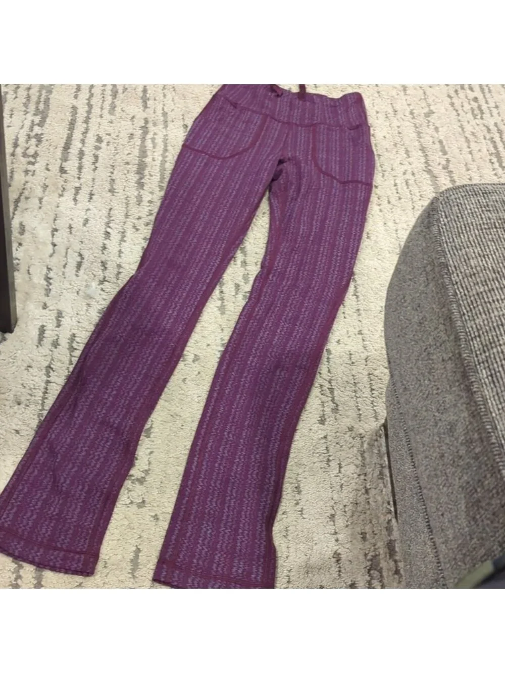 Lululemon Skinny Will Pant *Textured Ziggy Wee September Plum